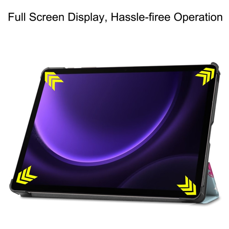 Kolmen taittotelineen älykotelo Samsung Galaxy Tab S10 Lite / S10 FE / S9 FE