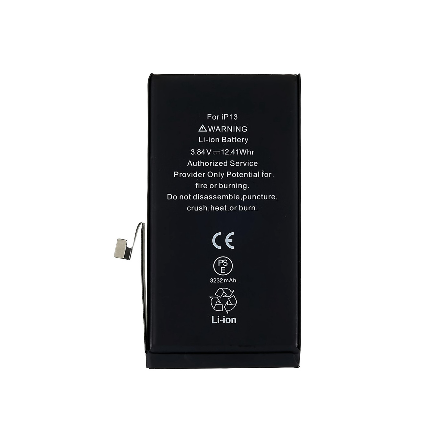 For iPhone 13 3.84V 3232mAh rechargeable Li - Polymer battery