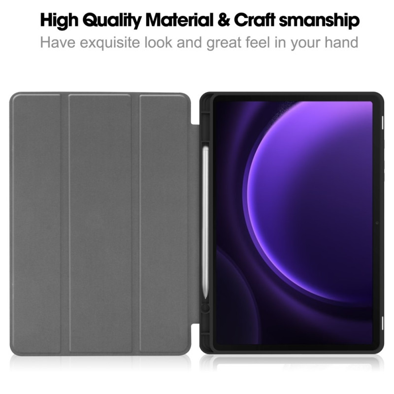 Tri - fold Stand Smart Case for Samsung Galaxy Tab S9 / S9 FE