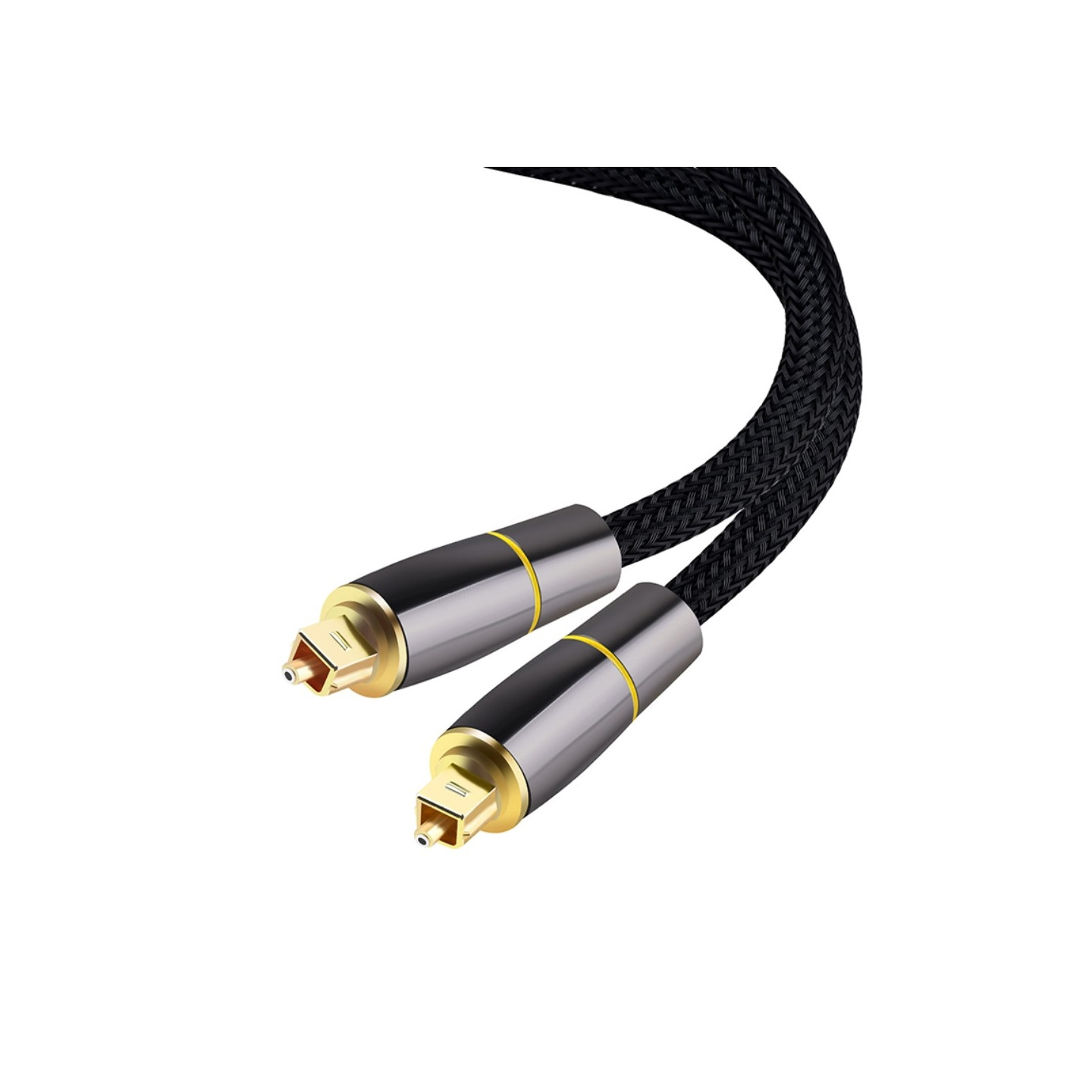 2m SPDIF 5.1 Audio Channel optinen kaapeli Audio Line Digital kullattu