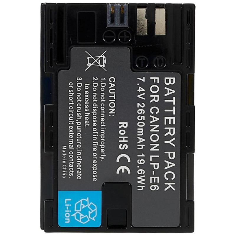 Til CANON 5D SR/5D Mark IV 7.40V 2200mAh kamera Li - ion - batteri