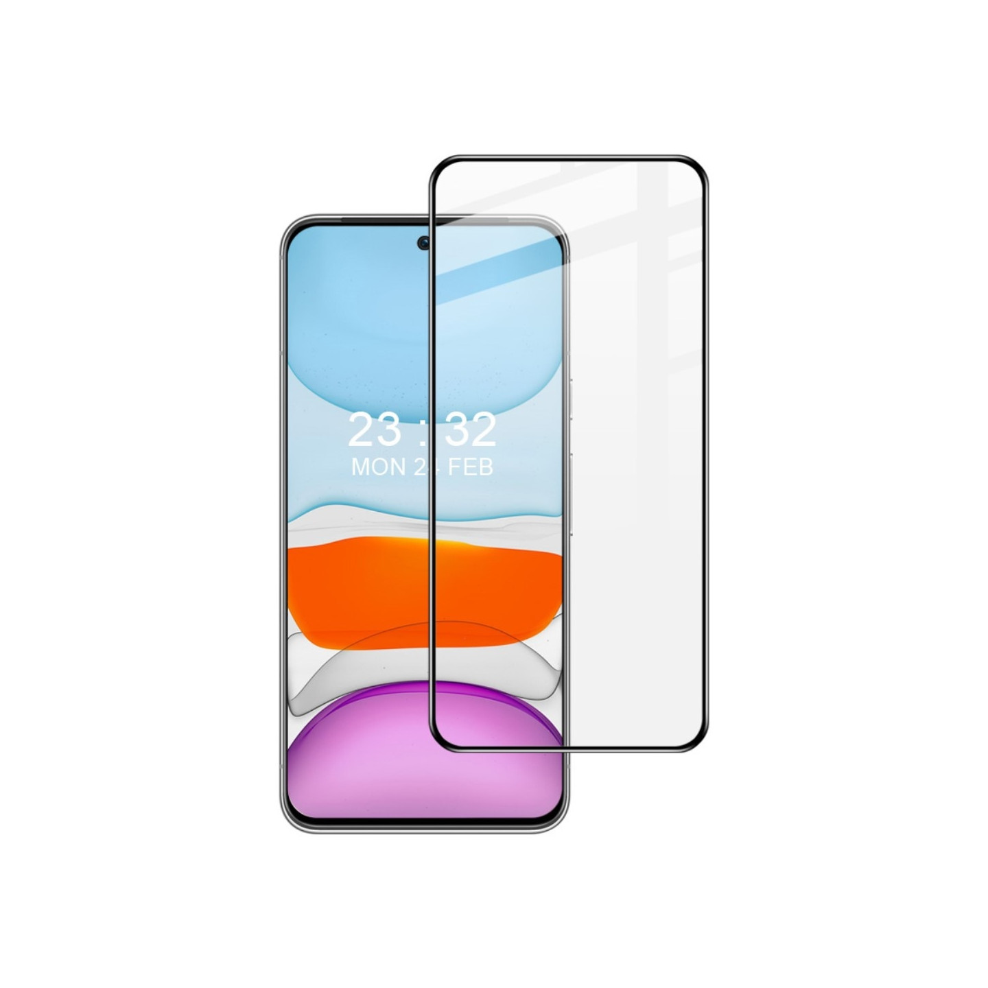 Google Pixel 8 IMAK Pro+ Full Coverage Tempered Glass Black