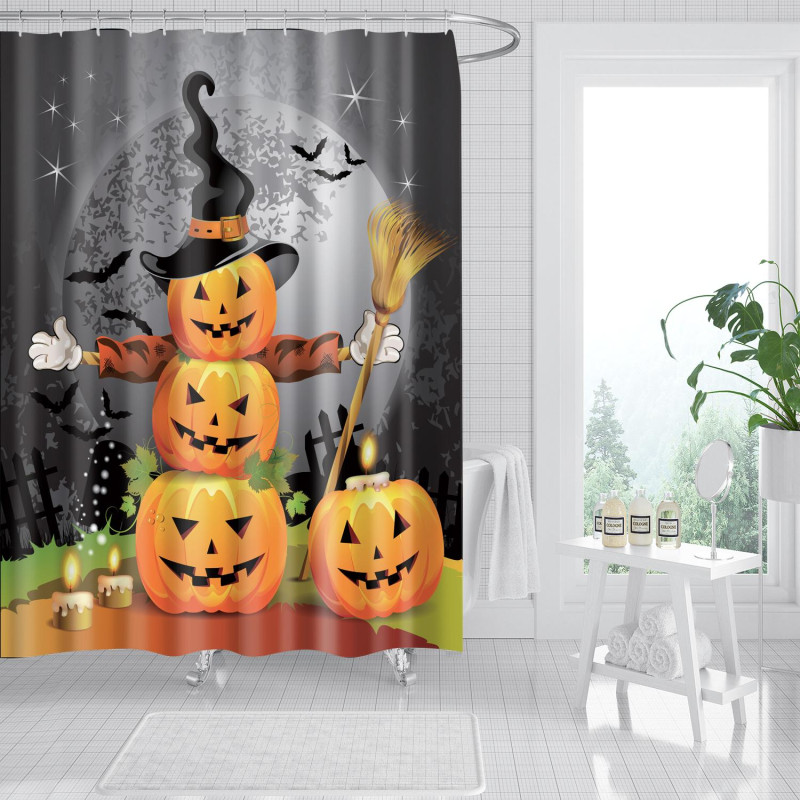 Shower Curtain Halloween Home Decor - Halloween