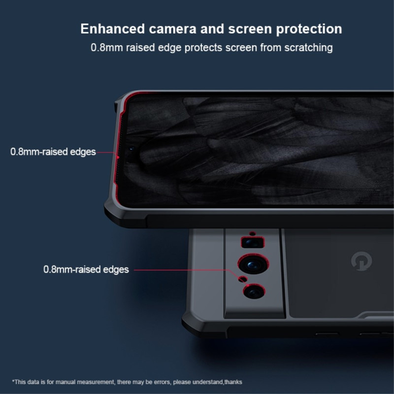 XUNDD Back Cover for Pixel 8 Acrylic+TPU Phone Case