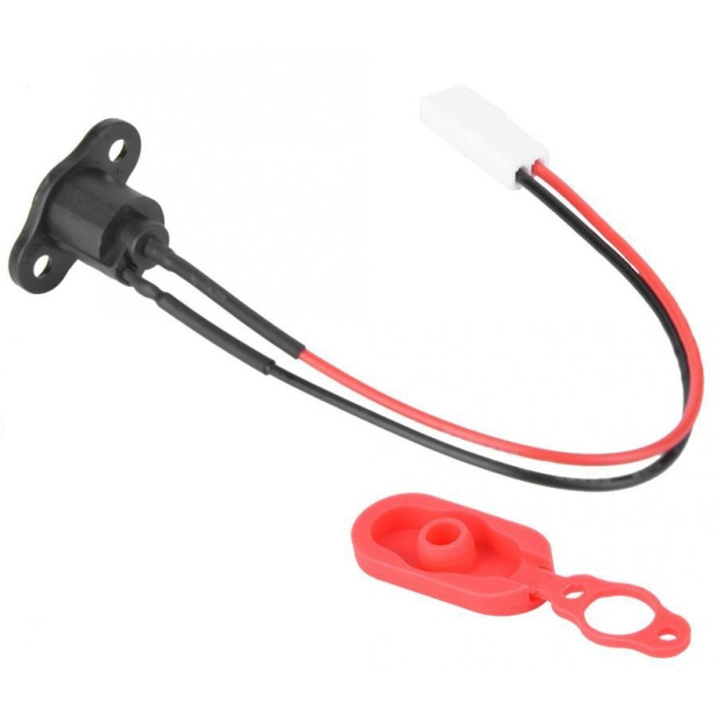 For Xiaomi M365/Pro ladeport+Beskyttelsesreservedel