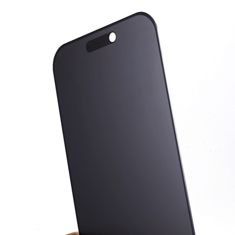til iPhone 15 Plus Hærdet glas 180 - graders anti - spion Privacy 2stk