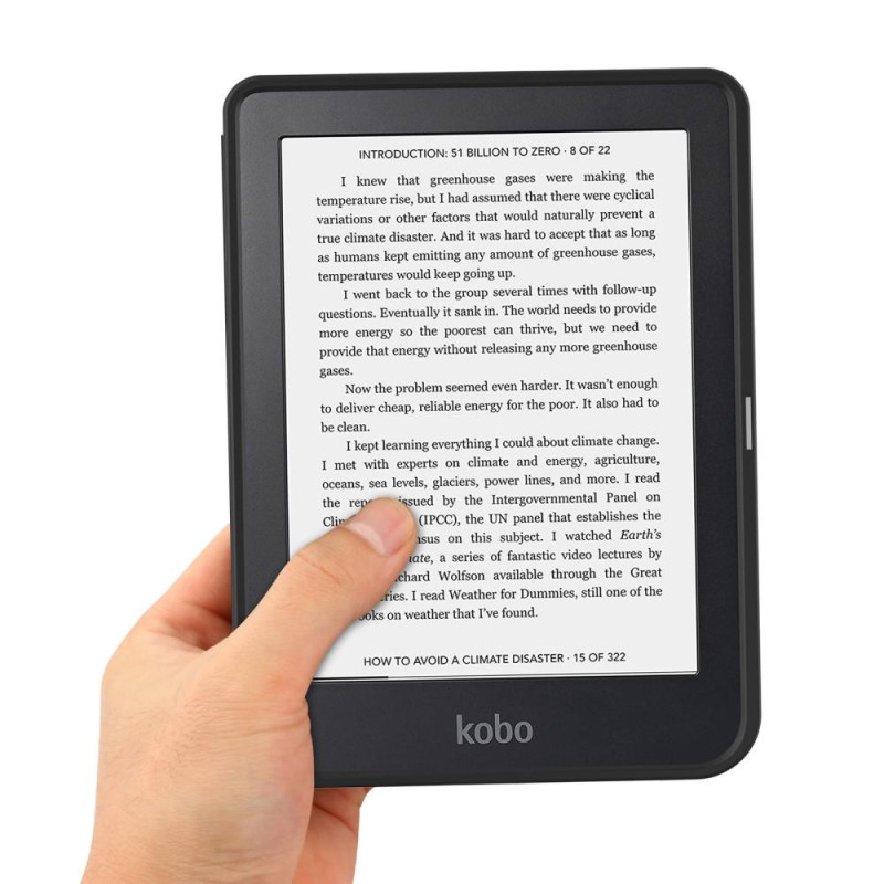 Stand Case Cover for Kobo Clara 2E - Green