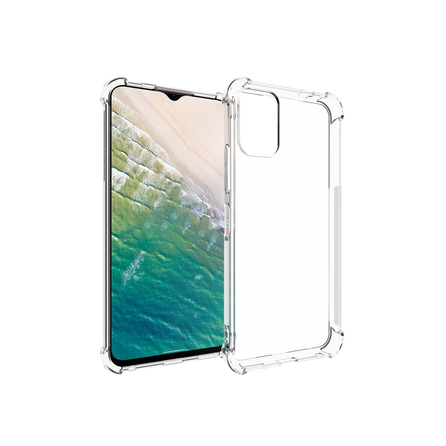 Case Shell for Nokia C32 Shock - absorbing Reinforced corners TPU