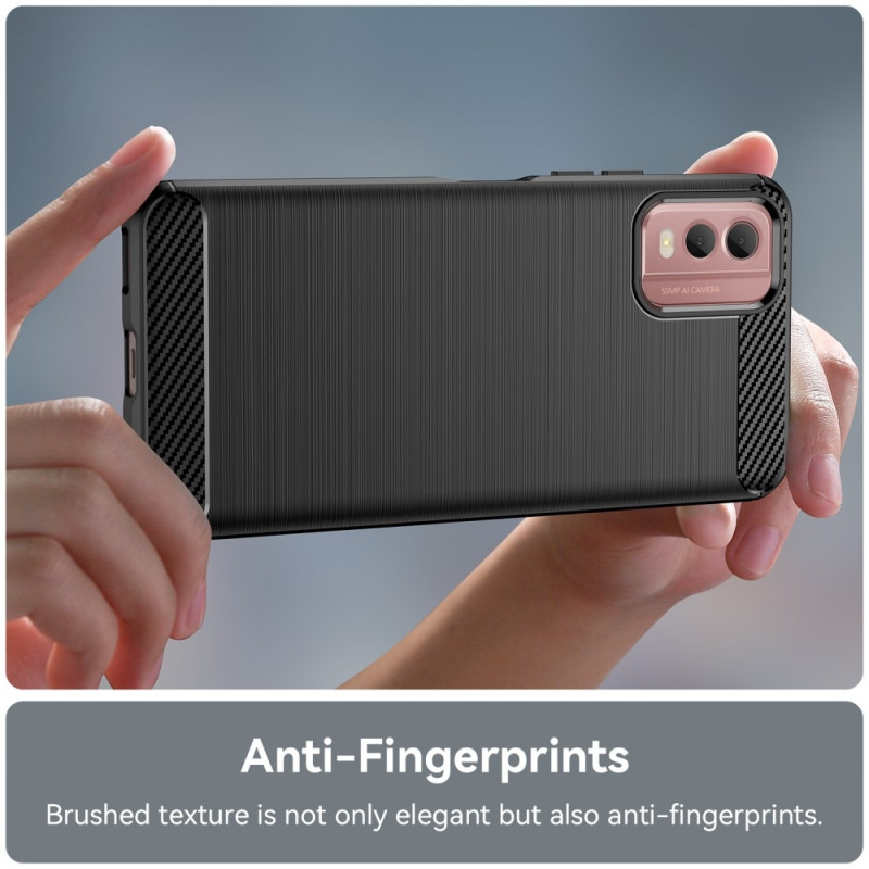 Slim - Fit TPU Telefondeksel til Nokia C32 - Svart