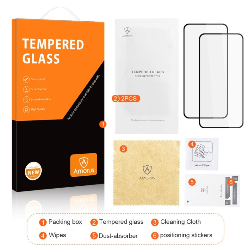 AMORUS For Pixel 8 Pro Näytönsuojalasi