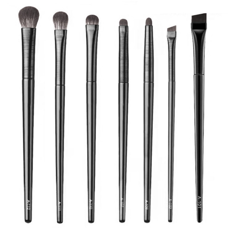 7pcs Eye shadow brush set Makeup eyebrows - 6 brushes + 1 angled