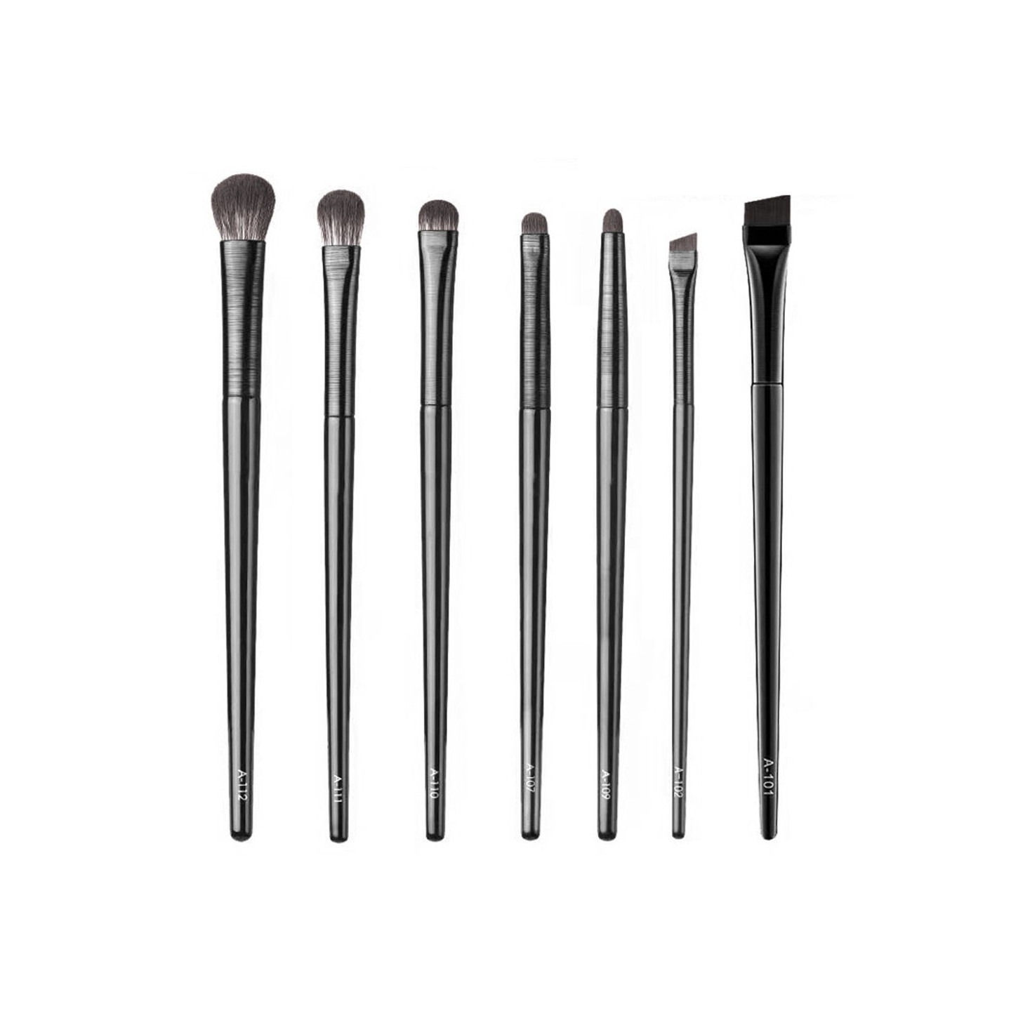 7pcs Eye shadow brush set Makeup eyebrows - 6 brushes + 1 angled