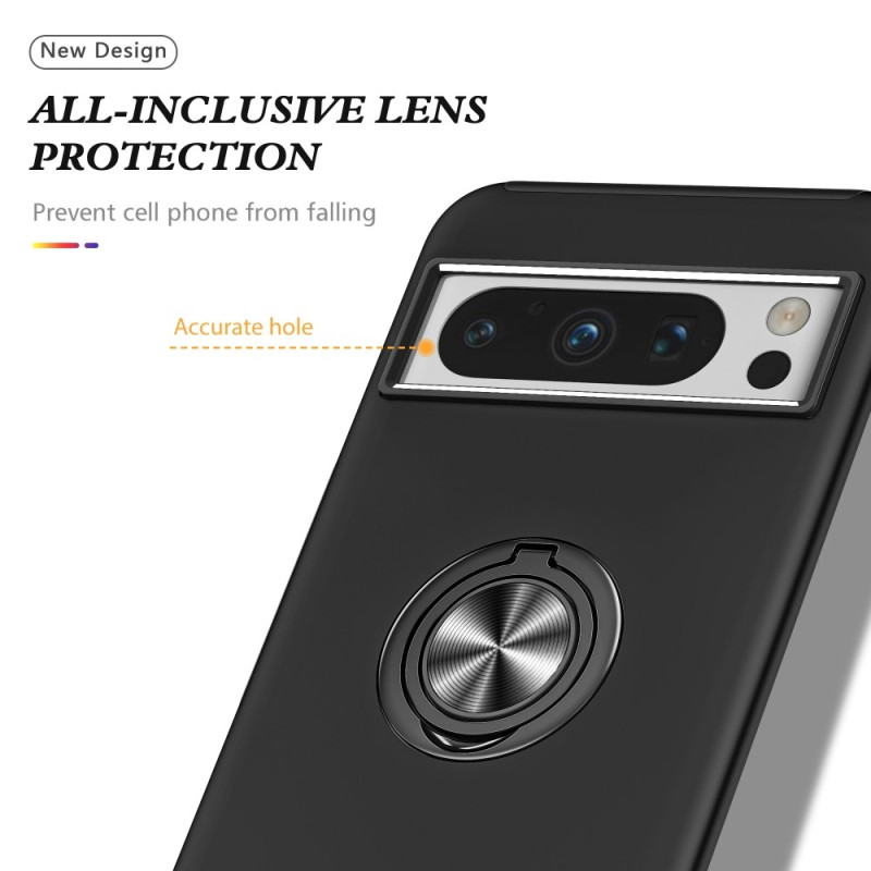 For Pixel 8 Pro Hybrid Deksel Med Fingerring - Svart