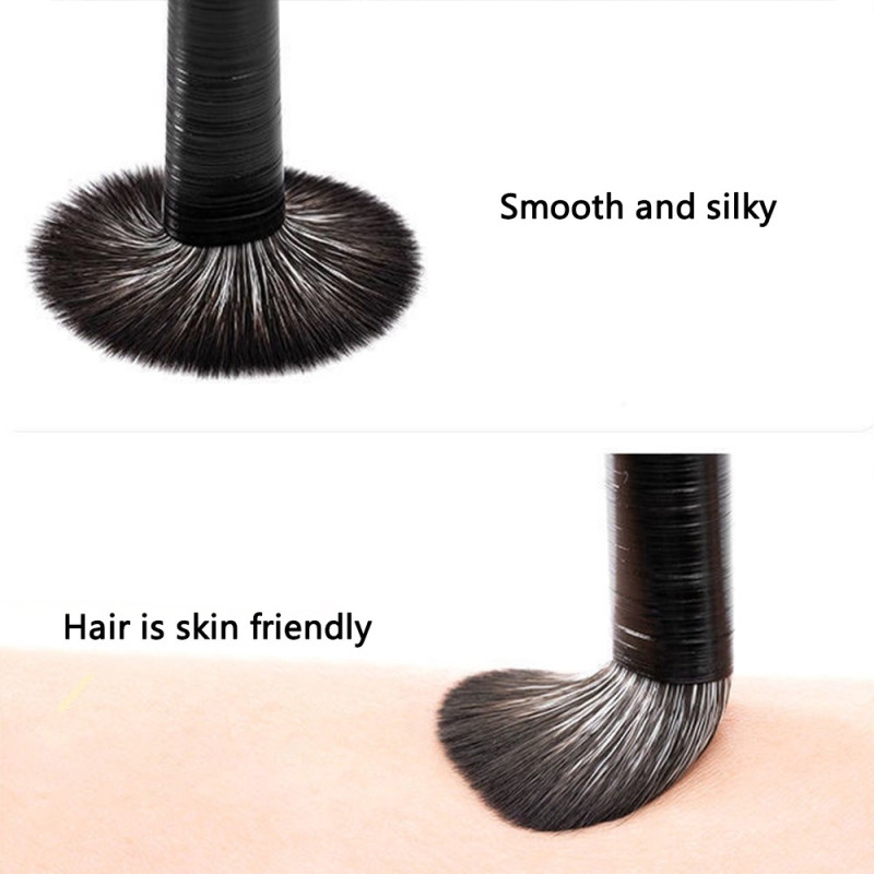 7 stk øjenskygge børste sæt Makeup øjenbryn - 6 børster + 1 vinklet