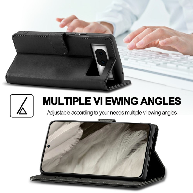LC.IMEEKE Wallet Case for Pixel 8 - Black