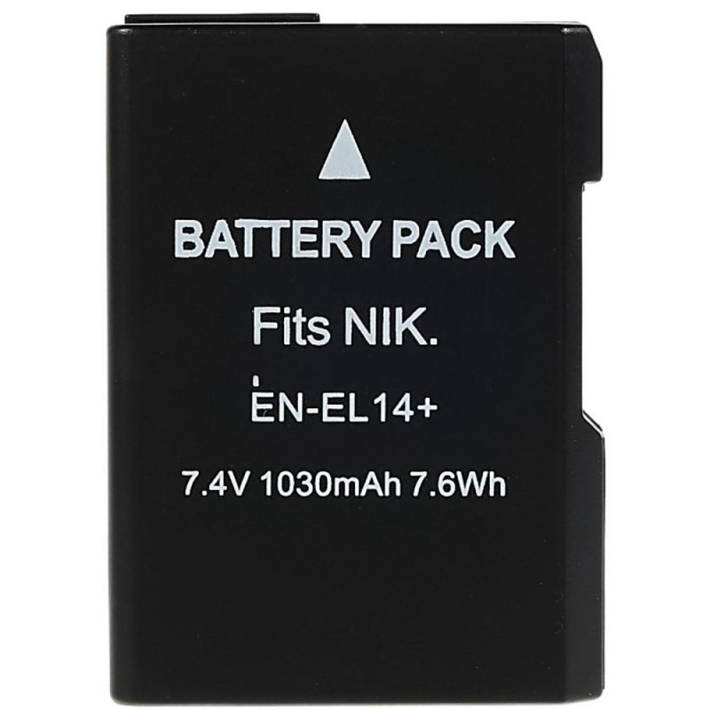 EN - EL14+Batteri til Nikon D3000 D3100 D3200 D3300 D3400 Etc