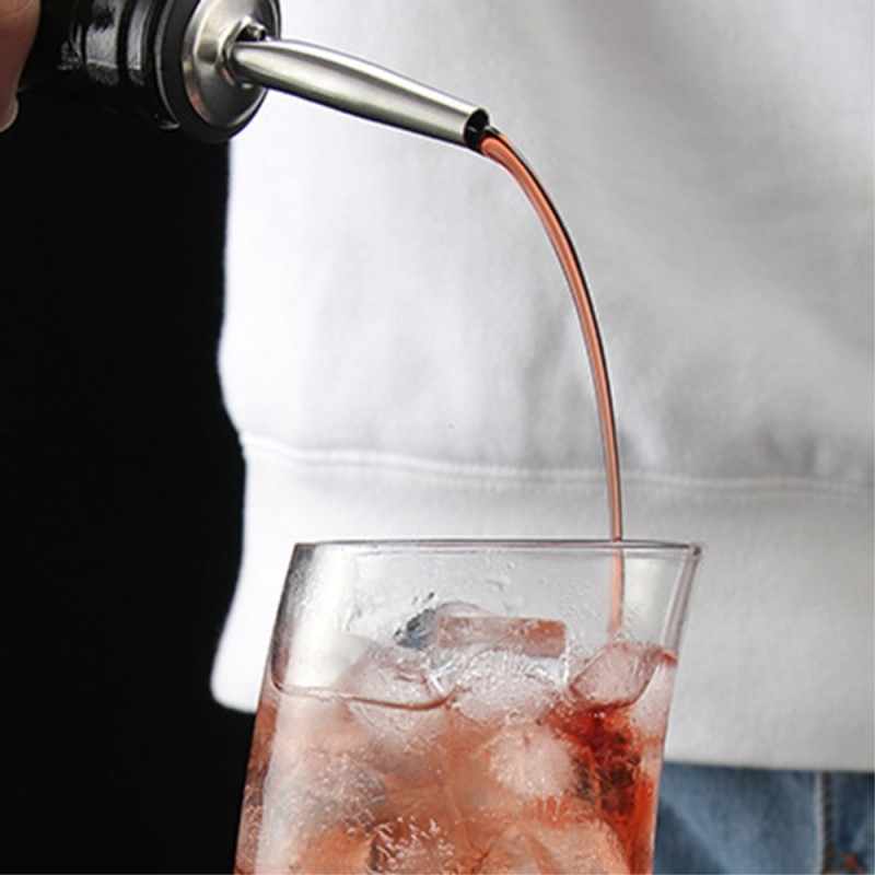 Viinin kaatosuutin ruostumatonta terästä Viinipullon tulppa Pourer Nozzle