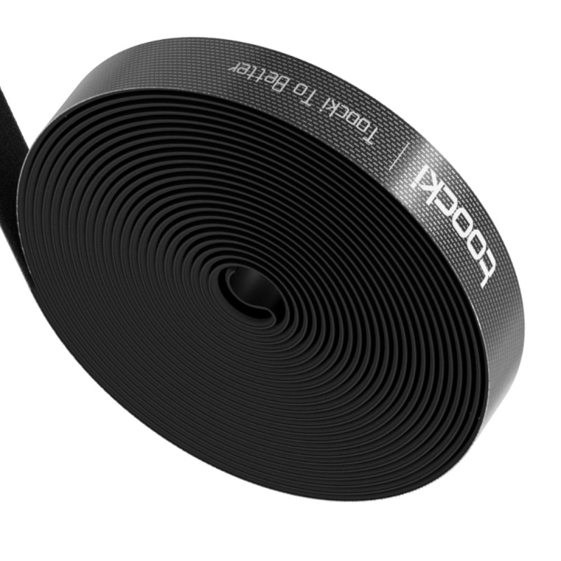 5m Organize Clipable Cable Management Velcro Genanvendelig