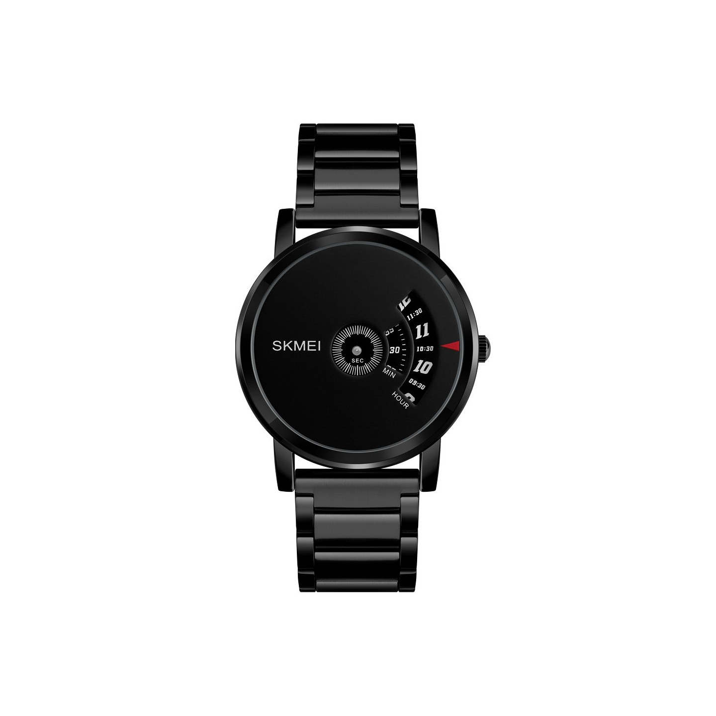 vanntett kvarts metall armbåndsur armbåndsur - svart