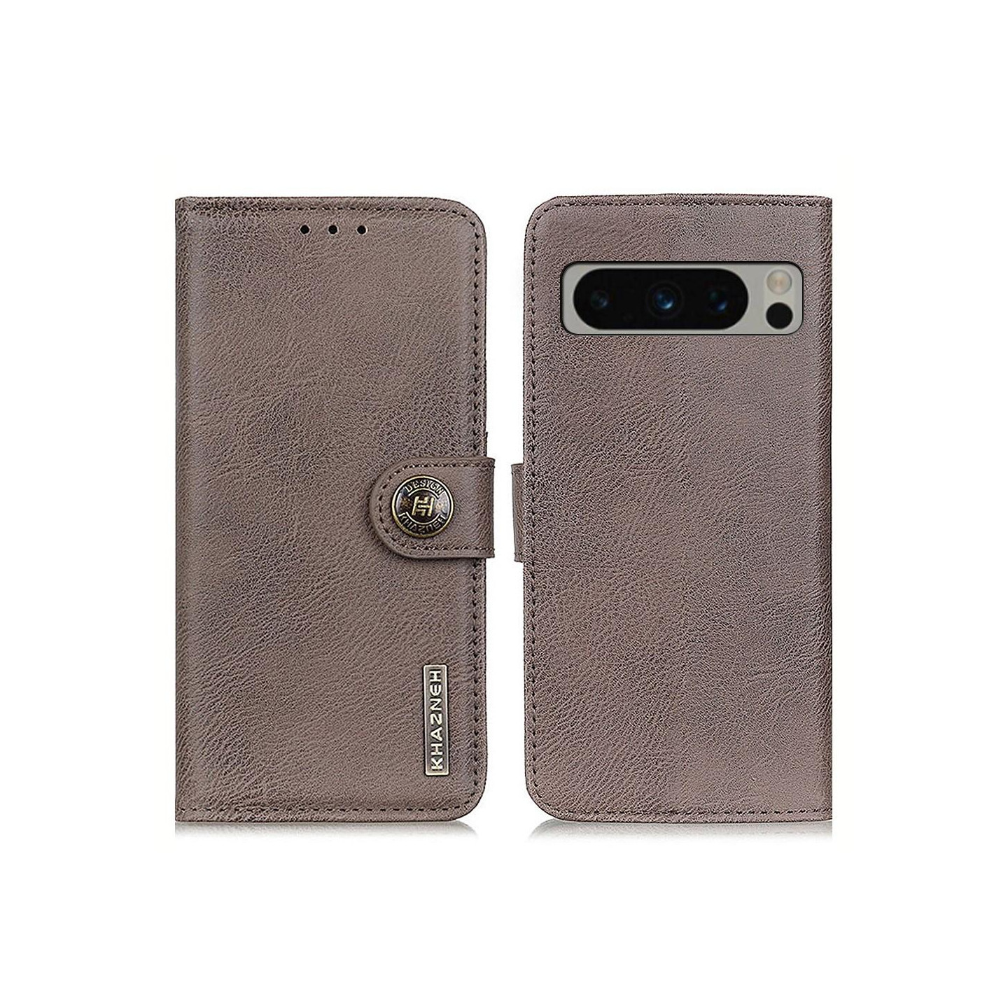 KHAZNEH Google Pixel 8 Pro Lommebok - deksel - Grå