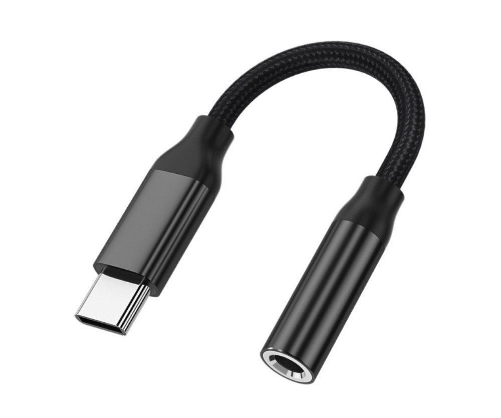 för t.ex iPhone 15 USB-C hane till 3,5mm hona AUX hörlursadapter