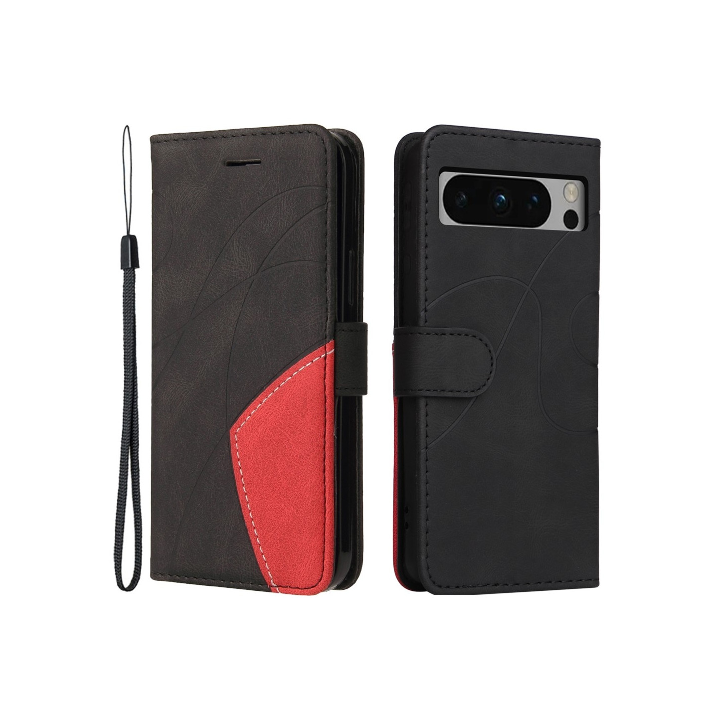 Google Pixel 8 Pro KT Series - 1 Kahden Värin Kotelo Remmillä