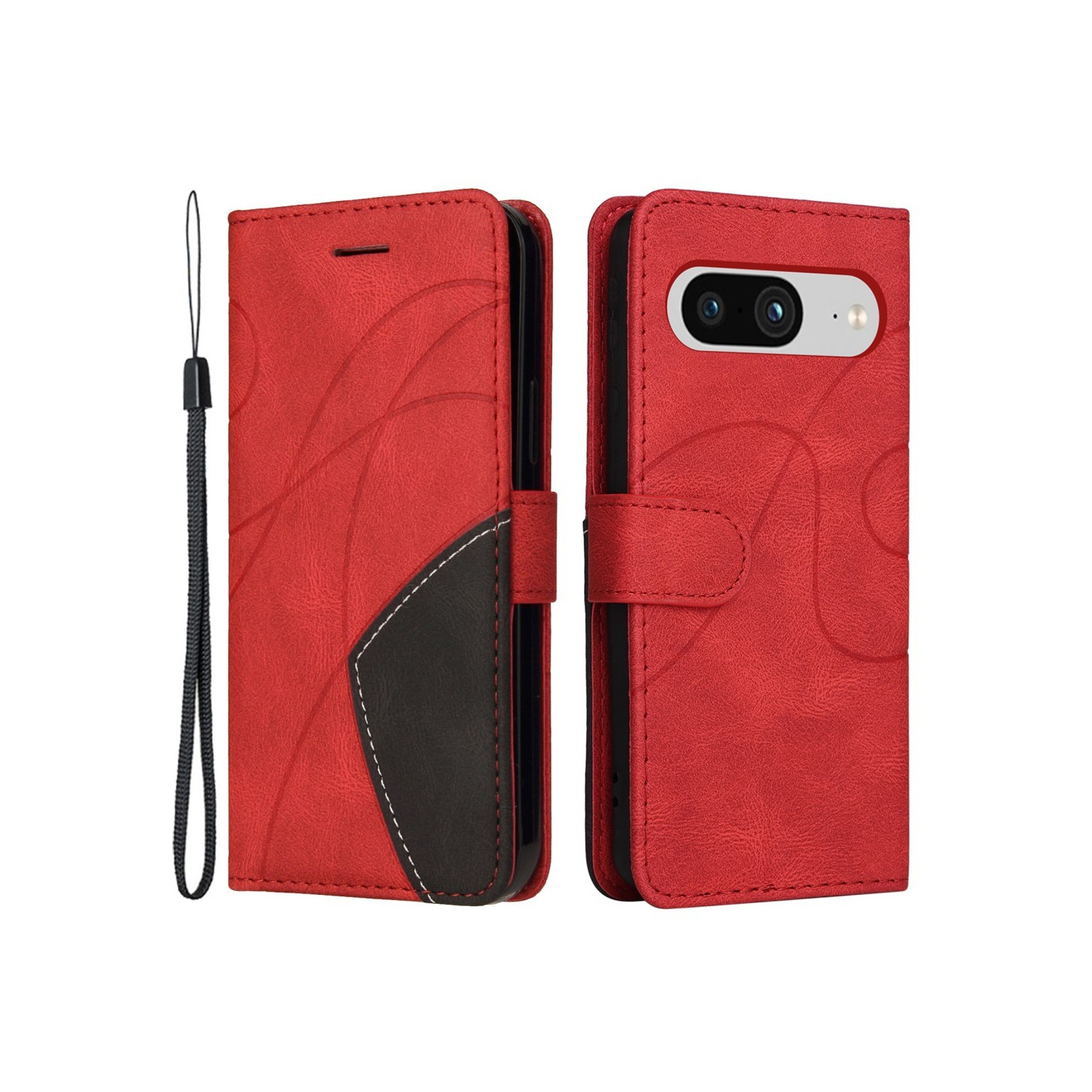 Til Google Pixel 8 KT - serie - 1 dobbeltfarve etui