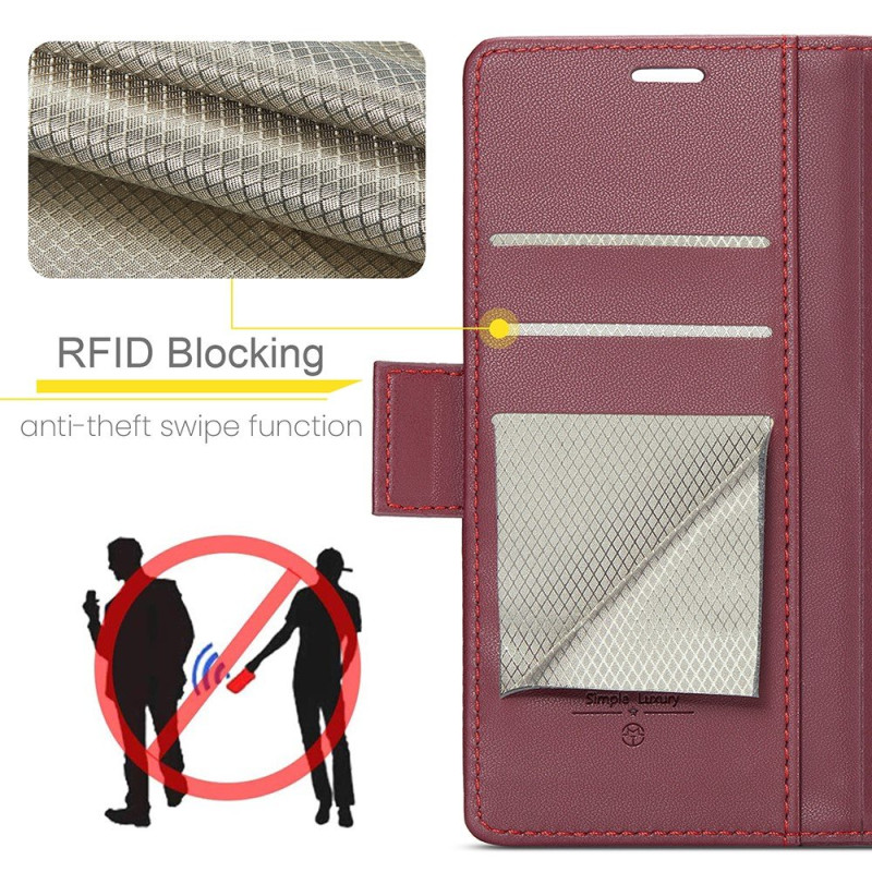 CASEME Retro Wallet Case for Pixel 8 - Red