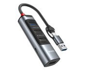 USB + USB-C Hub Adapter...