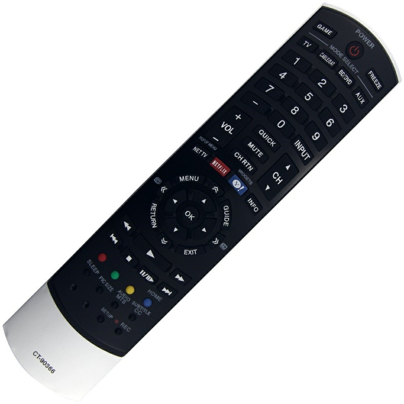 Kaukosäätimen vaihto CT-90366:lle Toshiba TV:lle