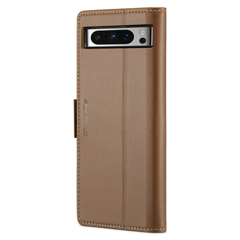 CASEME Retro Wallet Case for Pixel 8 Pro - Brown