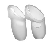 1 par Oculus Quest 3 VR handtag kontroll fodral Skydd - Vit