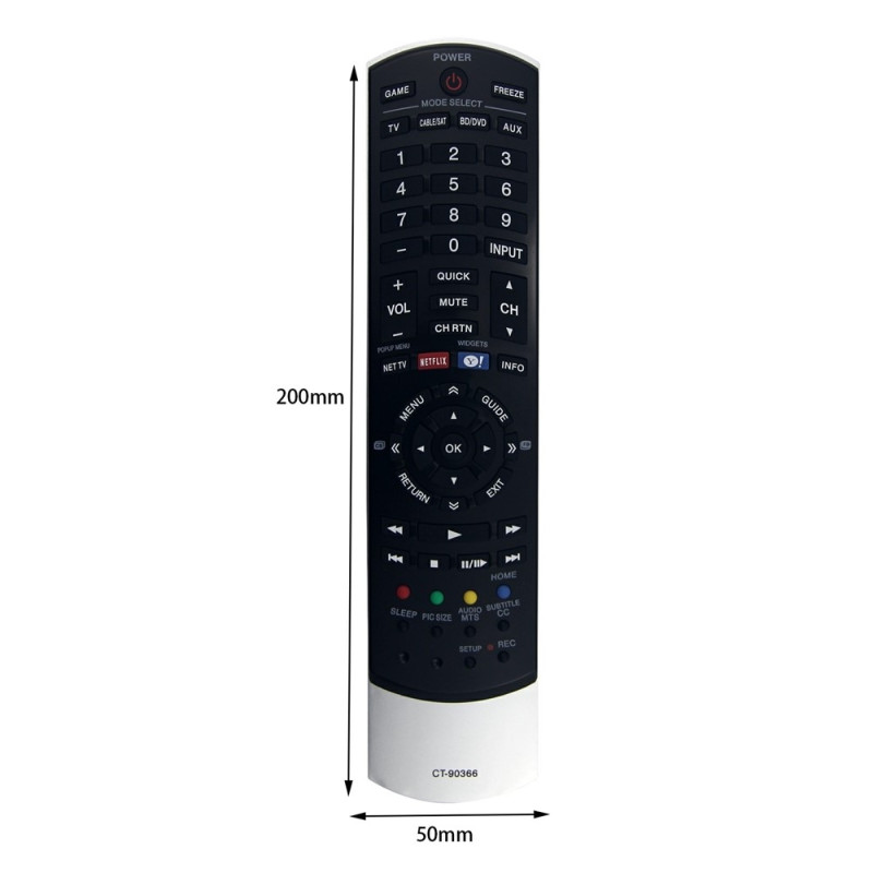 Remote Control Replacement for CT-90366 For Toshiba TV