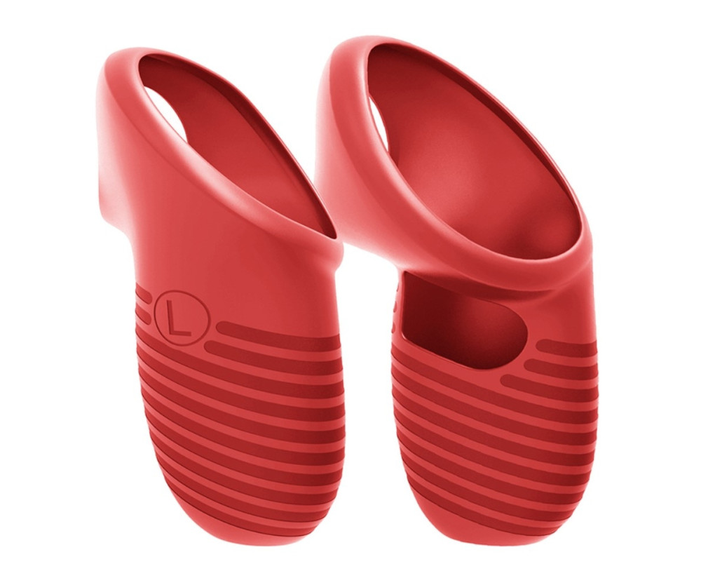 1 par Oculus Quest 3 VR handtag kontroll fodral Skydd - Röd