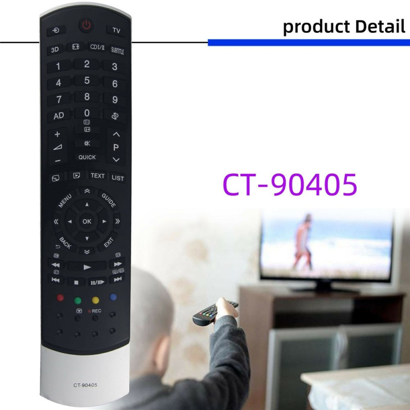 Remote Control Replacement for CT-90405 For Toshiba TV
