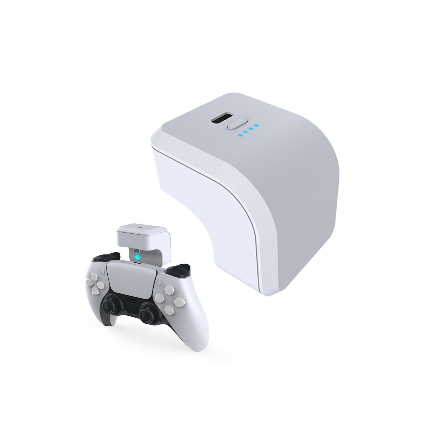 PS5 Playstation 5 Kontroll 1600mAh PowerBank eksternt batteri