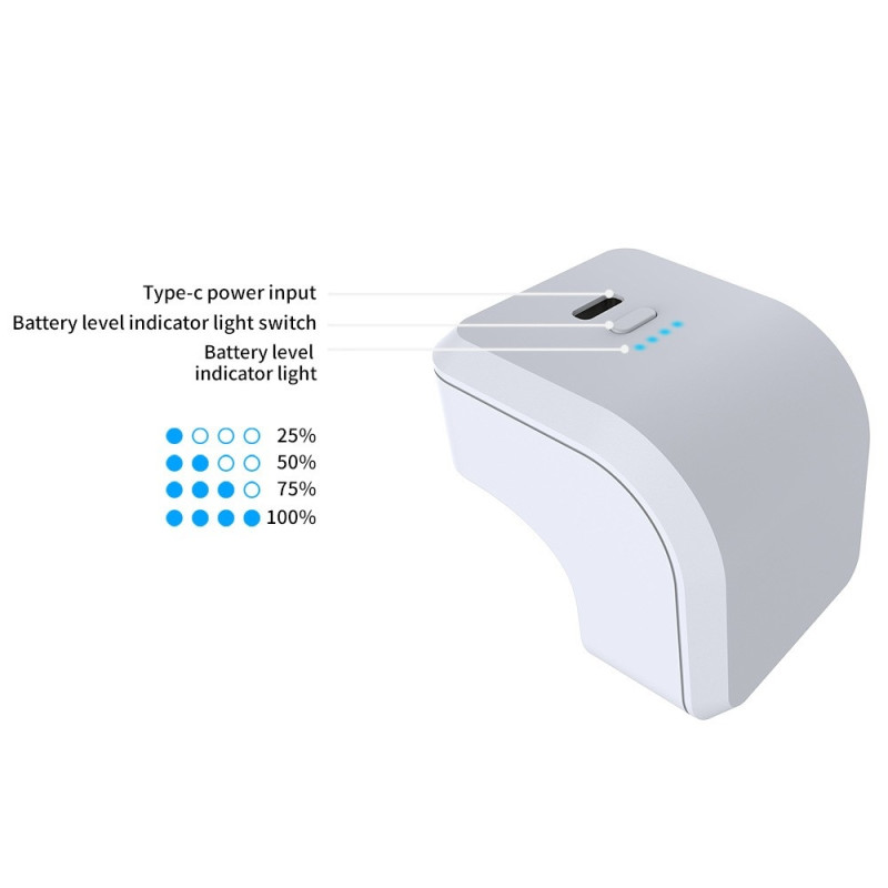 PS5 Playstation 5 Control 1600mAh PowerBank eksternt batteri