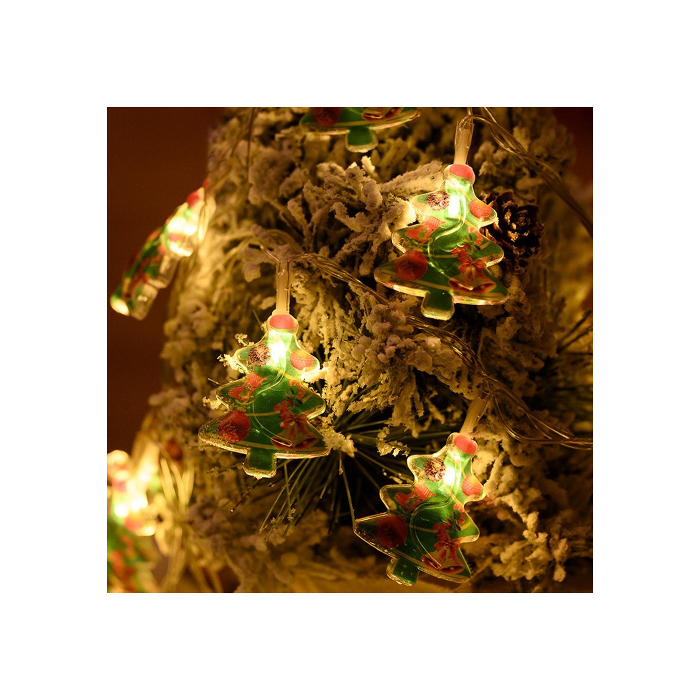 1,5m 10 LED - lys Julenissens strenglys Dekorativ - Juletre