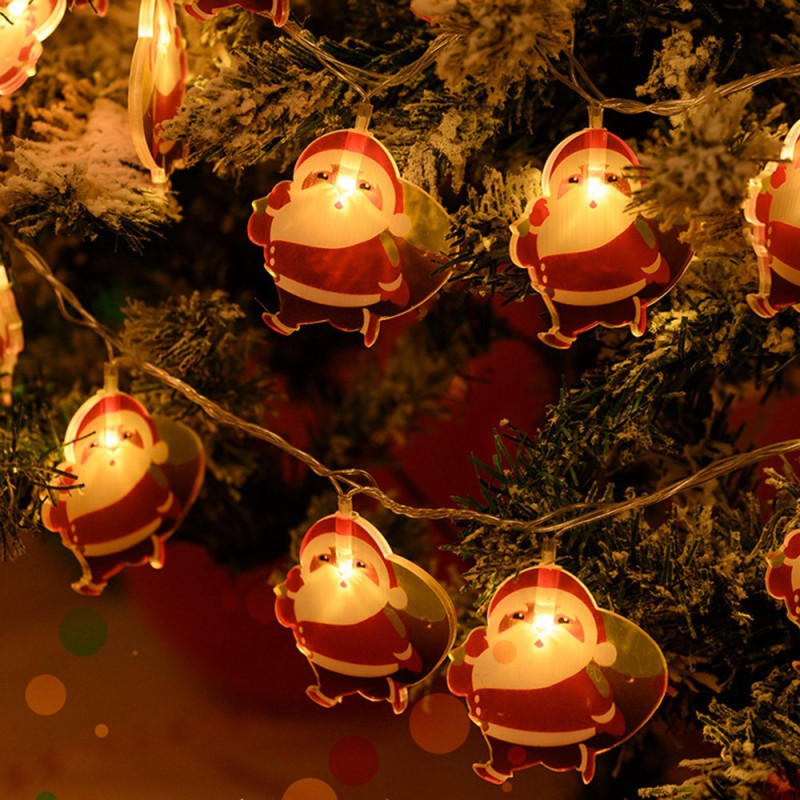 1.5 m 10 LED lights Santa Claus String Light Decorative - Santa