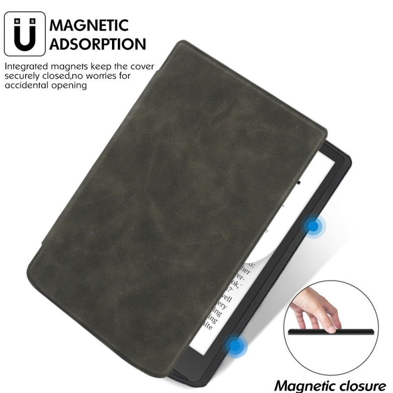Reading tablet case For Pocketbook InkPad 4 7.8" PB700 - Black