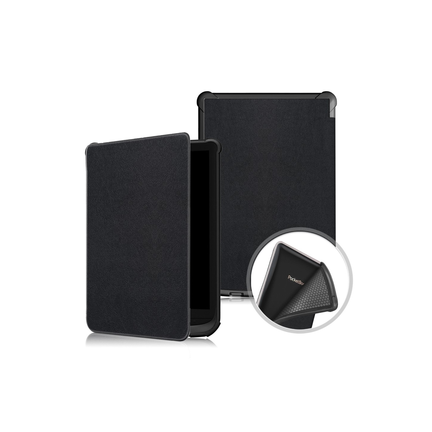 Kotelo PocketBook lukutabletille - Useita eri malleja - Musta