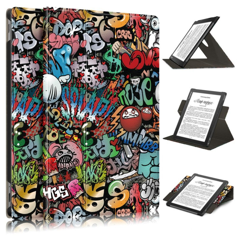 Reading tablet case For PocketBook InkPad Lite PB970 - Graffiti