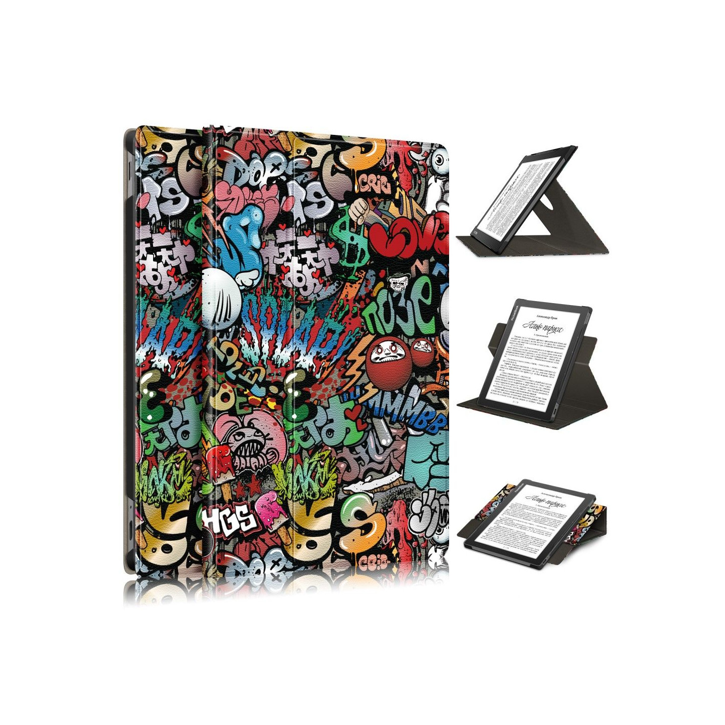 Læsetablet etui Til PocketBook InkPad Lite PB970 - Graffiti