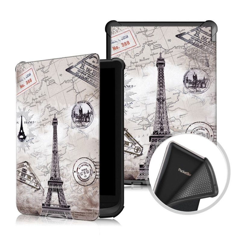 Kotelo PocketBook lukutabletille - Useita eri malleja - Eiffel - torni