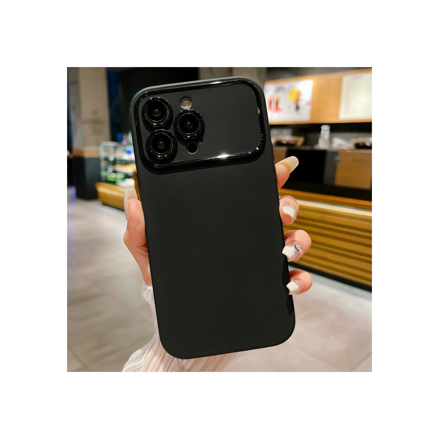 Slim - Fit TPU Telefondeksel til iPhone 15 Pro - deksel - Svart
