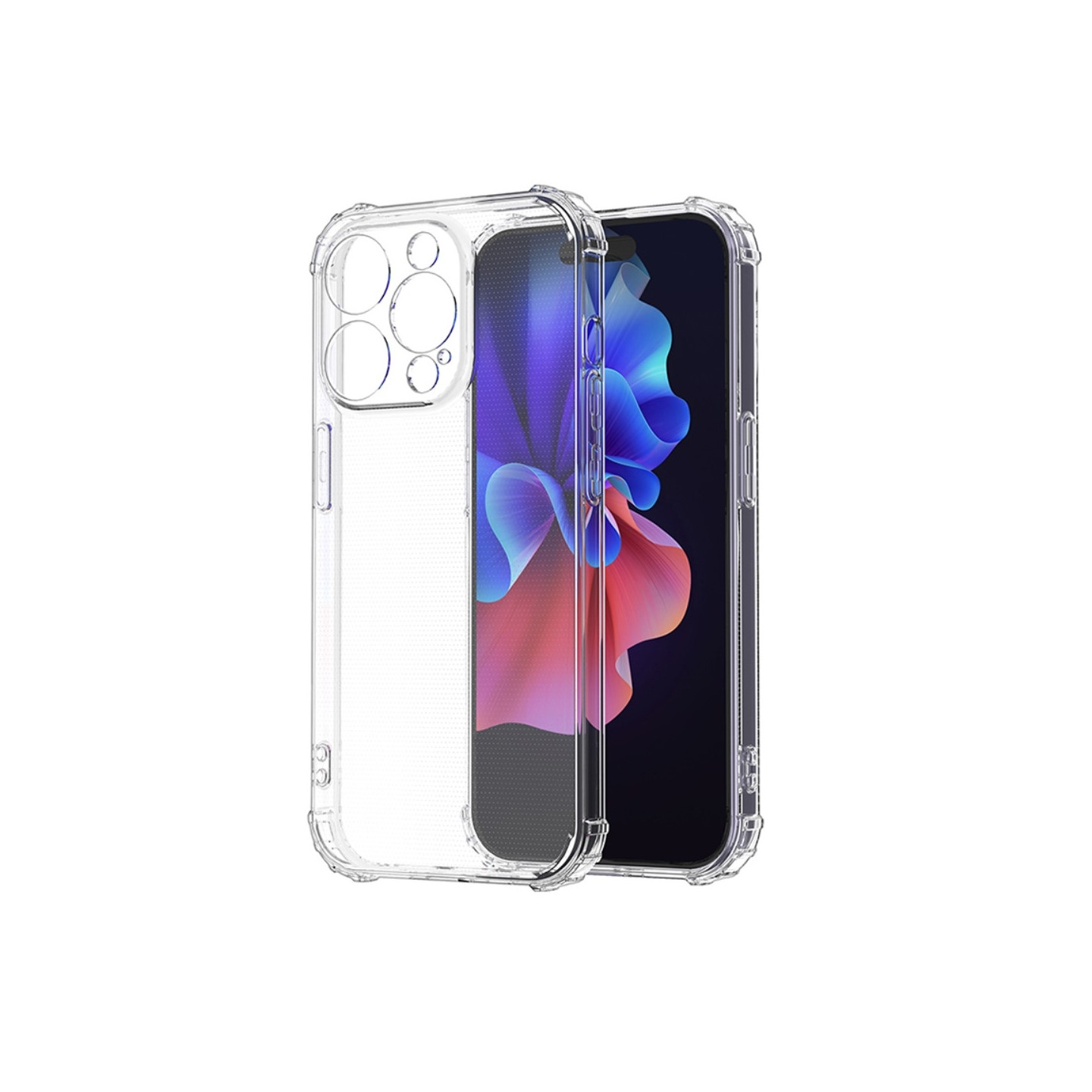 Til iPhone 15 Pro Cover Case TPU - ramme+Akryl Baktelefonveske