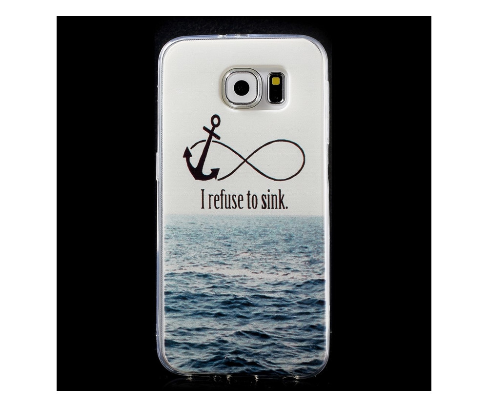 Samsung Galaxy S6 TPU skal Anchor and Quote