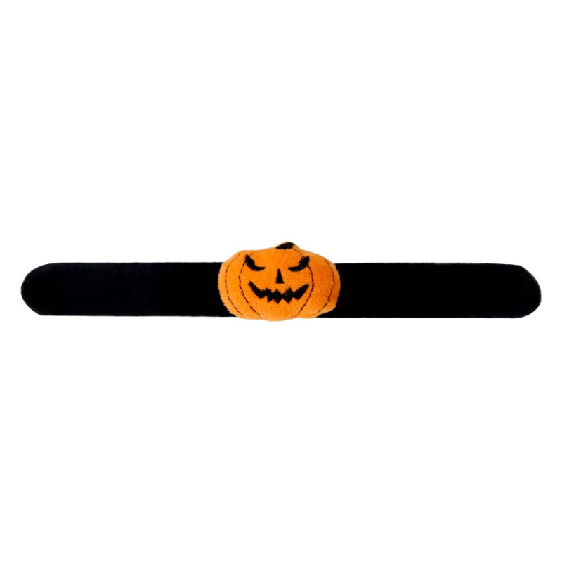 Halloween Slap Band Bracelet Wristband Party Bag Filler - Pumpkin