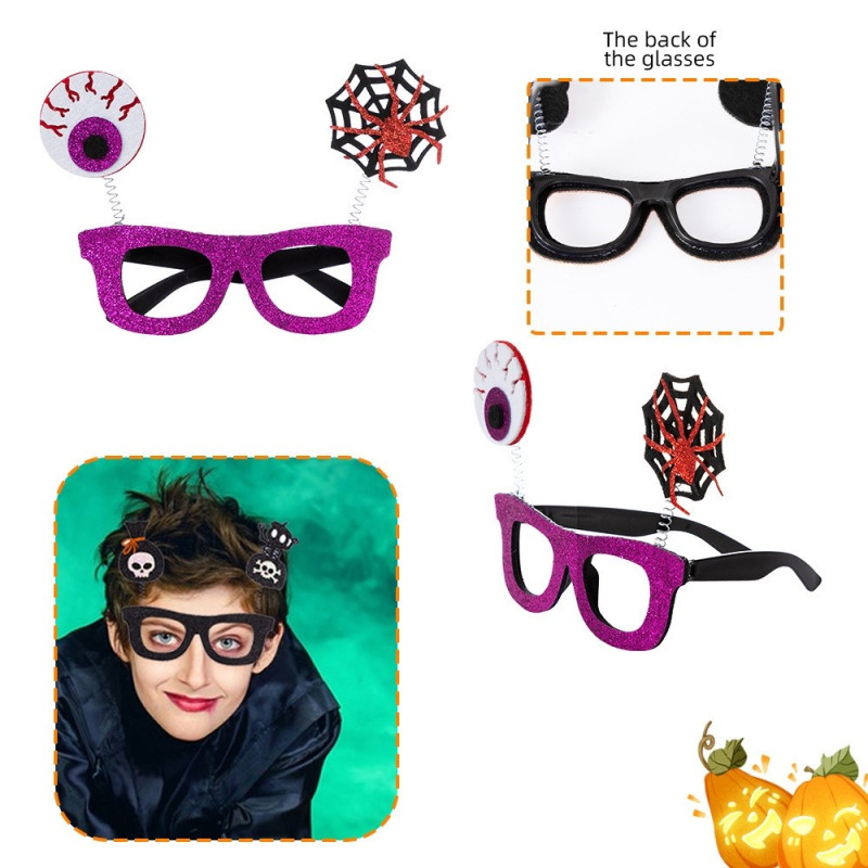 Halloween Glasses Party Costume Decoration - Skull + Witch