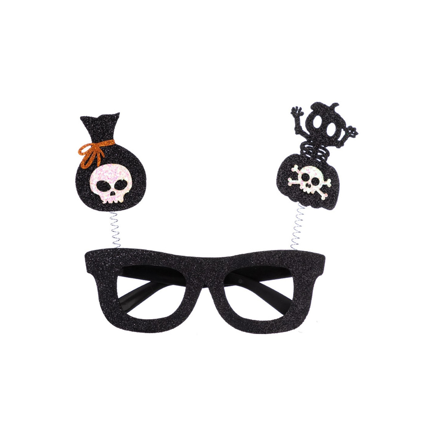 Halloween Briller Fest Kostume Dekoration - Slikpose + skelet